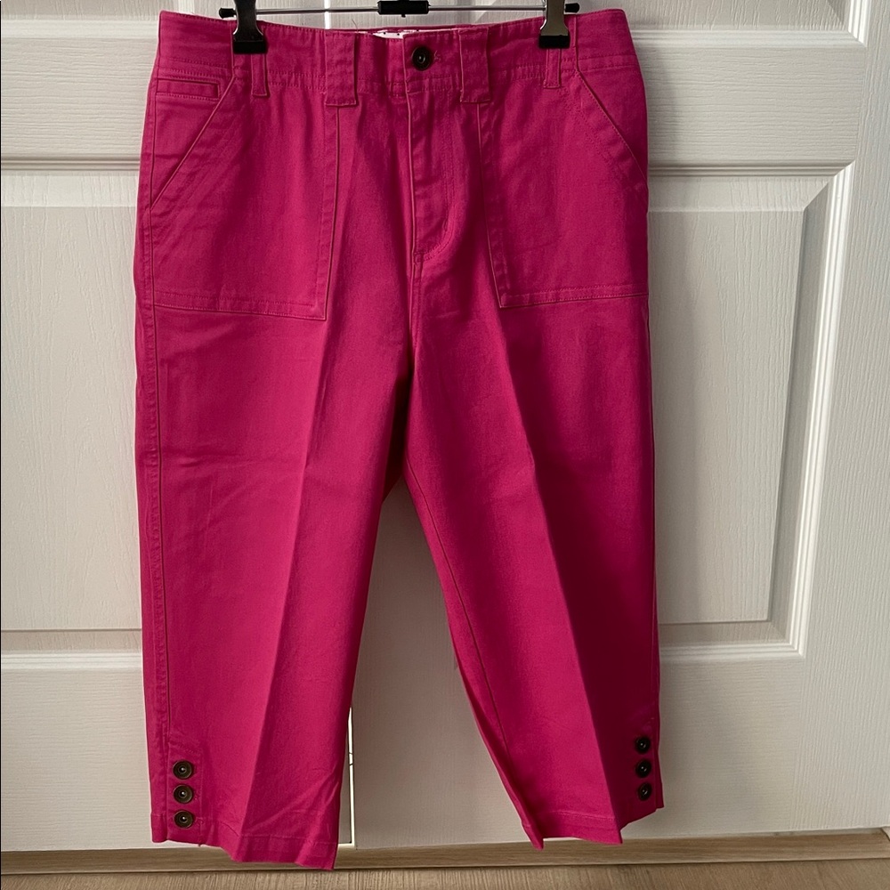 Christopher & Banks Vibrant Pink Capri pants